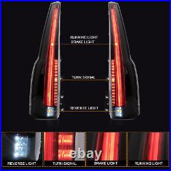Smoked LED Tail Lights Rear Lamps for 2015-2020 Chevrolet Chevy Tahoe Suburban