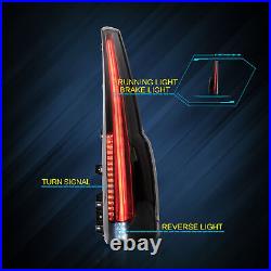 Smoked LED Tail Lights Rear Lamps for 2015-2020 Chevrolet Chevy Tahoe Suburban