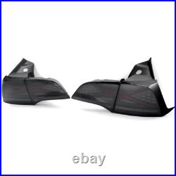 Smoked LED Tail Lights Sequential Turn Assembly For 2017-2023 Tesla Model 3 / Y