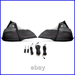Smoked LED Tail Lights Sequential Turn Assembly For 2017-2023 Tesla Model 3 / Y