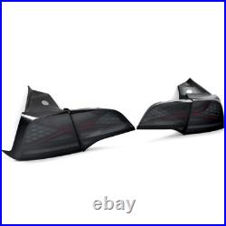 Smoked LED Tail Lights Sequential Turn Assembly For 2017-2023 Tesla Model 3 / Y
