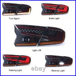 Smoked LED Tail Lights for 10th Gen Honda Accord Sedan 2018-2022 Brake Light