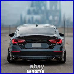 Smoked LED Tail Lights for 10th Gen Honda Accord Sedan 2018-2022 Brake Light