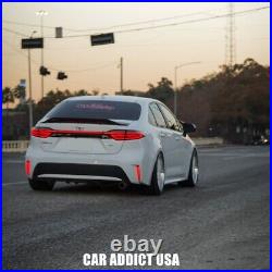 Smoked LED Tail Lights for 2020-2025 Toyota Corolla E210 Sedan with Center Light