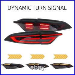 Smoked LED Tail Lights for 2020-2025 Toyota Corolla E210 Sedan with Center Light