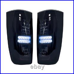 Smoked LED Tail Lights for 99-06 Chevy Silverado 99-02 GMC Sierra 1500 2500 3500