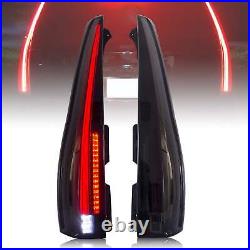Smoked LED Tail Lights for Cadillac Escalade / ESV 2007-2014 Assembly Rear Lamp
