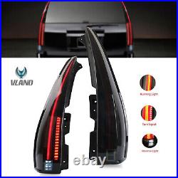 Smoked LED Tail Lights for Cadillac Escalade / ESV 2007-2014 Assembly Rear Lamp