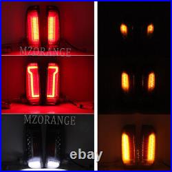 Smoked LED Tail Lights for Frontier Nissan Navara D40 2005-2014 Rear Brake Lamp