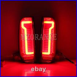 Smoked LED Tail Lights for Frontier Nissan Navara D40 2005-2014 Rear Brake Lamp