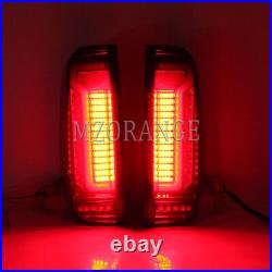 Smoked LED Tail Lights for Frontier Nissan Navara D40 2005-2014 Rear Brake Lamp