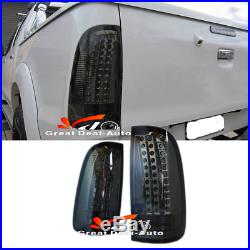 Smoked LED Tail Lights for Toyota Hilux SR5 VIGO MK6 2004-2014 Smoke Rear Lamp