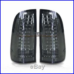 Smoked LED Tail Lights for Toyota Hilux SR5 VIGO MK6 2004-2014 Smoke Rear Lamp