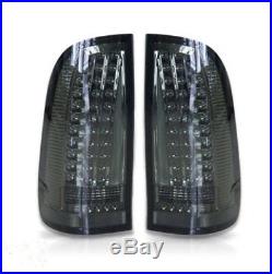 Smoked LED Tail Lights for Toyota Hilux SR5 VIGO MK6 2004-2014 Smoke Rear Lamp