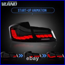 Smoked LED Tail Lights withSequential Indicator For 2011-2016 BMW 5-Series F10 F18