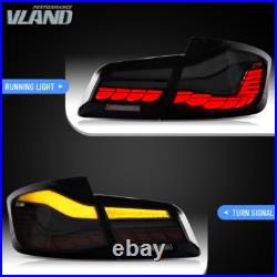 Smoked LED Tail Lights withSequential Indicator For 2011-2016 BMW 5-Series F10 F18