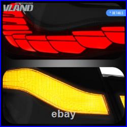 Smoked LED Tail Lights withSequential Indicator For 2011-2016 BMW 5-Series F10 F18