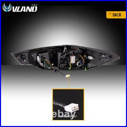 Smoked LED Tail Lights withSequential Indicator For 2014-19 Toyota Highlander Lamp