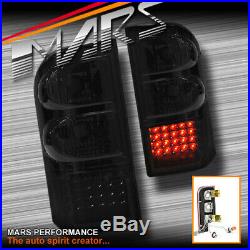 Smoked LED Tail lights for Nissan Patrol GU 97-04 4WD 4x4 Series 1 2 3