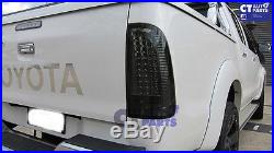 Smoked LED Tail lights for Toyota Hilux SR5 VIGO MK6 04-14 Taillight