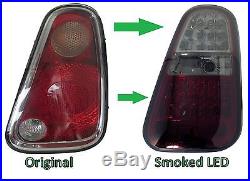 Smoked LED rear lights for BMW Mini One & Cooper tail lamp s R50 convertible