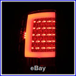 Smoked Lens 2007-2013 GMC Sierra 1500 2500 HD 3500 HD LED Tube Tail Lights Lamps