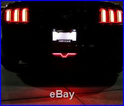 Smoked Lens Full LED Reverse Light/F1 Strobe Rear Fog Lamp For 15+ Ford Mustang