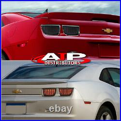 Smoked Lens LED Tail Lights Lamps Sequential Signal For 2010-2013 Chevy Camaro