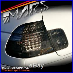 Smoked M3 LED Tail Lights for BMW E46 Sedan 98-01 318i 320i 323i 325i 328i 330i