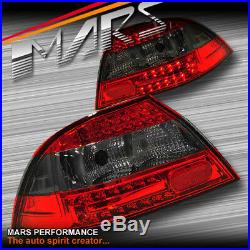Smoked Red LED Tail Lights Taillight for MITSUBISHI LANCER CH SEDAN 03-07