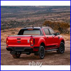Smoked Tail Lights For Ford Ranger 2012-2021 LED Sequential Rear Lamp Assembly