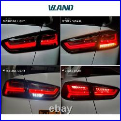 Smoked Taillight All Black Headlight with Demon Eyes For Lancer / EVO X 08-17