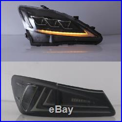 Smoked Taillight All LED Headlight For Lexus IS250 IS350 IS F 2006-2012 Assembly