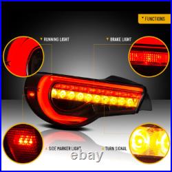 Smoked VLAND FULL LED Tail Lights For 2012-2020 Toyota 86 Subaru BRZ Scion FR-S
