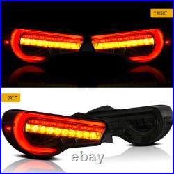 Smoked VLAND FULL LED Tail Lights For 2012-2020 Toyota 86 Subaru BRZ Scion FR-S