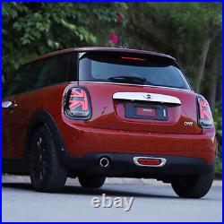 Smoked VLAND Full LED Tail Lights For Mini Cooper F55 F56 F57 14-22 Rear Lamps