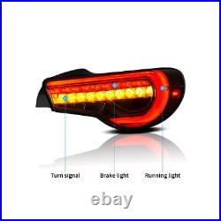 Smoked VLAND LED Tail Lights For 12-20 Toyota 86 Subaru BRZ Scion FR-S Rear Lamp