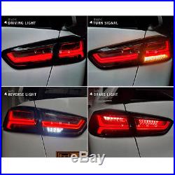 Somked LED Tail Lights 2008-2017 Mitsubishi Lancer/Evo X LED Rear lamp Assembly