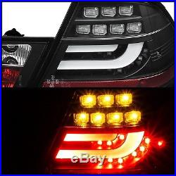 Spyder -Black Light Bar LED Tail Lights For 2000-03 BMW E46 Coupe -5073815