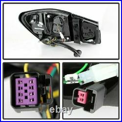 Spyder Light Bar LED Black Tail Lights Set for 2011 2015 Chevy Cruze 5076595