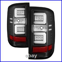 Spyder for Chevy Silverado 2016-2017 Light Bar LED Tail Lights Black ALT-YD-CS