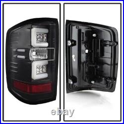 Spyder for Chevy Silverado 2016-2017 Light Bar LED Tail Lights Black ALT-YD-CS
