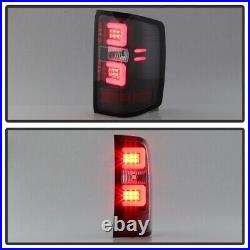 Spyder for Chevy Silverado 2016-2017 Light Bar LED Tail Lights Black ALT-YD-CS