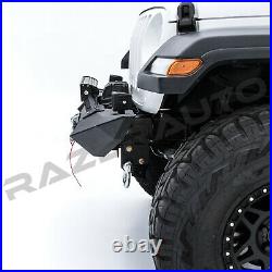 Stealth Front Bumper+22 LED Light Mount+Winch Plate for 18-19 Jeep Wrangler JL