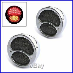 Stop Tail Lights & Indicators for Classic Retro Cars Chrome Vintage Style LED