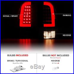 TRD STYLE Red LED Neon Tube Rear Tail Lights Brake Lamps 05-15 Toyota Tacoma