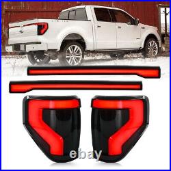TT-ABC LED Tail Lights For 2009-2014 Ford F-150 F150 led Sequential Rear Lamps