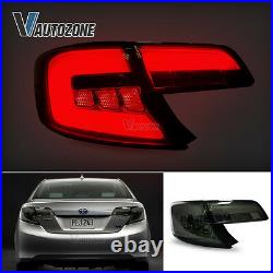 Tail Light For Toyota Camry 2012-2014 LED Brake Rear Stop Lamps Smoked lens Pair