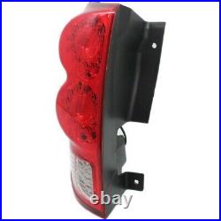 Tail Light for 2011-2015 Dodge Grand Caravan Driver Side Red & Clear Lens