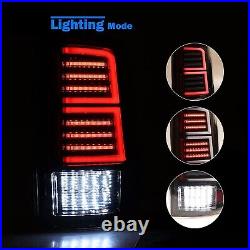 Tail Lights Fits 2009-2018 Dodge Ram 1500/2500/3500 LED Sequential Signal Lamps